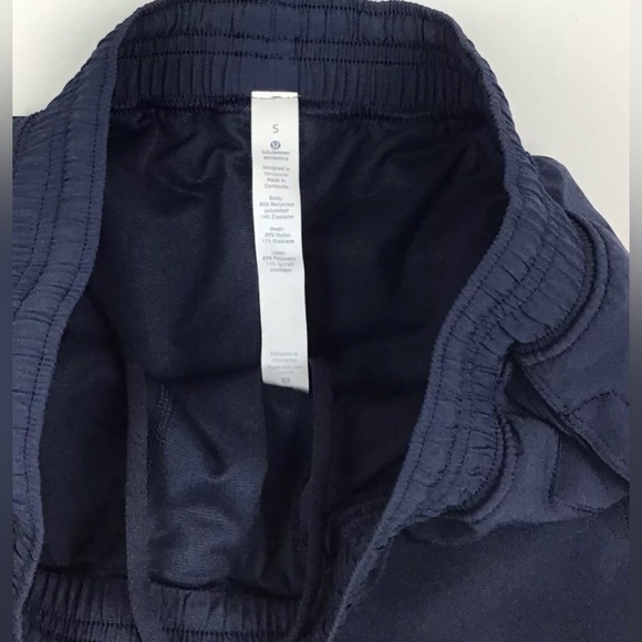 lululemon Seawheeze pace breaker shorts men’s small blue - Picture 2 of 6